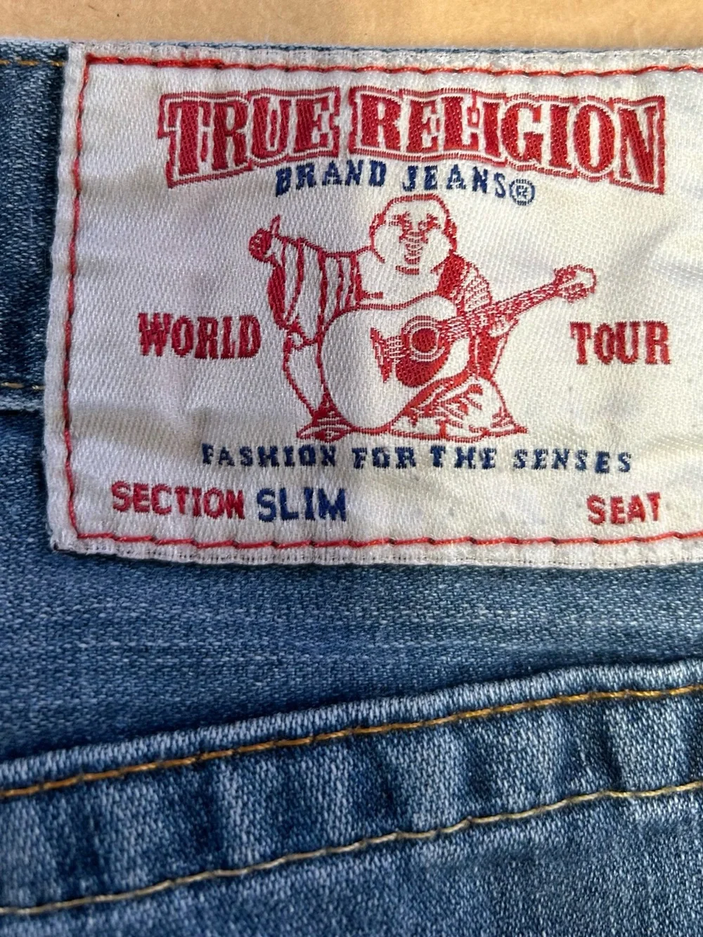True Religion Slim Fit Blue Men's Jeans Size 32